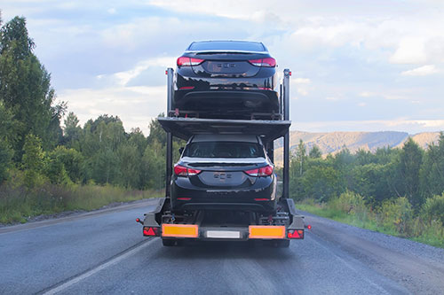 dealership car transporter
