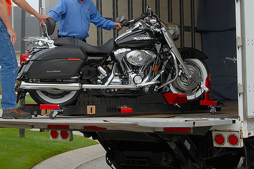 moving motorcycle